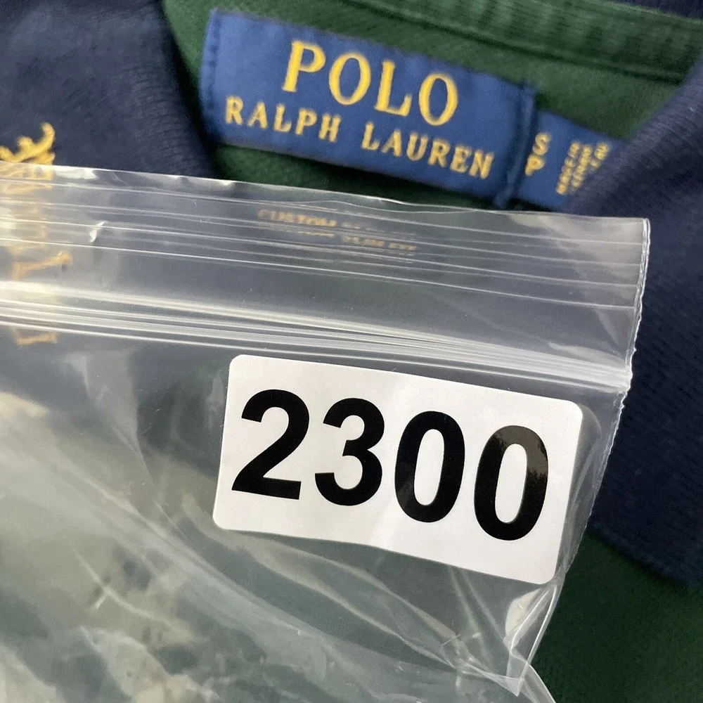 Polo Ralph Lauren Forest Green Skull University Letterman Polo Shirt Mens Small